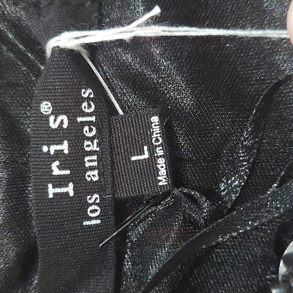 Iris Los Angeles NWT Greek Black Jacket Large - Picture 2 of 5